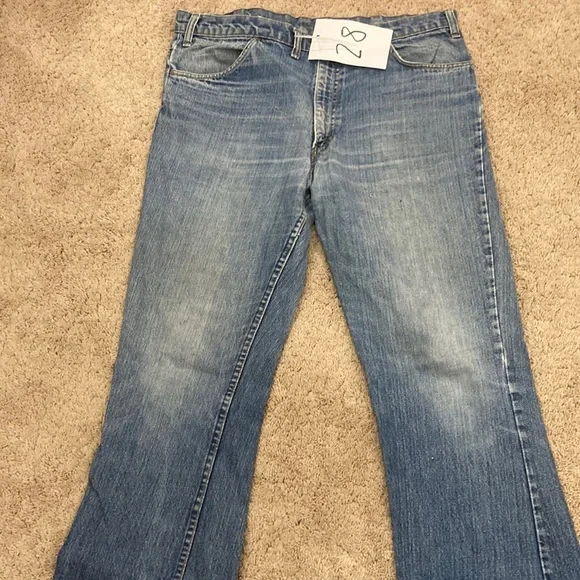 Vintage Denim Levis Big E. Orange tag. Size 36x30. Made in USA - Picture 1 of 4
